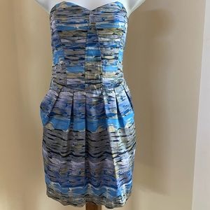 Bcbg generation satin dress with pockets size small